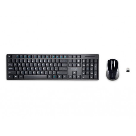 SET TECLADO Y RATON INALAMBRICO PRO FIT QWERTY NEGRO