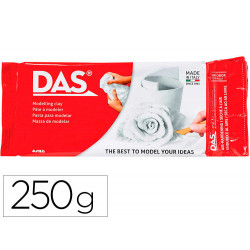 PASTA DAS BLANCA PARA MODELAR SECA SIN COCCION 250 GR