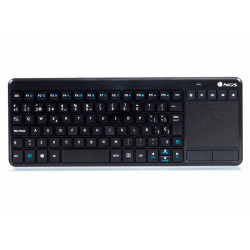 TECLADO NGS WARRIOR INALAMBRICO TOUCH PAD CON TECLAS MULTIMEDIA DE 2,4 GHZ COLOR NEGRO