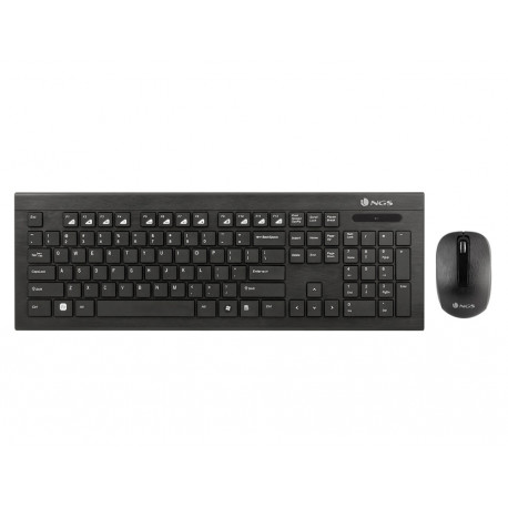 SET TECLADO Y RATON NGS DRAGONFLY MULTIMEDIA INALAMBRICO USB NANO 2,4 GHZ COLOR NEGRO SET TECLADO Y RATON NGS DRAGONFLY MULTIMEDIA INALAMBRICO USB NANO 2,4 GHZ COLOR NEGRO