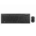 SET TECLADO Y RATON NGS DRAGONFLY MULTIMEDIA INALAMBRICO USB NANO 2,4 GHZ COLOR NEGRO