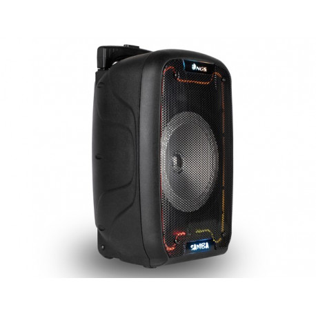 ALTAVOZ NGS BLUETOOTH WILD SAMBA PORTATIL 30W CON MICROFONO CON CABLE BATERIA Y LUCES LED MICRO USB 