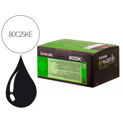 TONER LASER LEXMARK 80C2SKE NEGRO 2500 PAGINAS