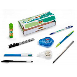 PACK OFICINA BIC CON 9 PIEZAS ECO/RECICLADO SURTIDAS