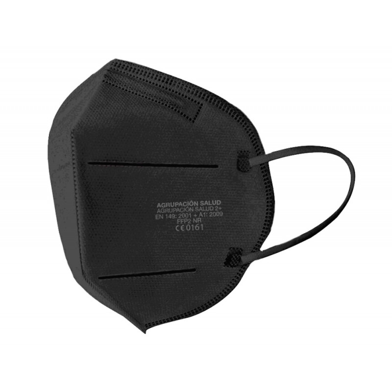 MASCARILLA FACIAL FFP2 AUTOFILTRANTE CERTIFICADO CE CON AJUSTE NASAL EMBOLSADA INDIVIDUALMENTE COLOR