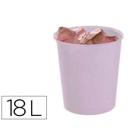 PAPELERA PLASTICO ARCHIVO 2000 ECOGREEN 100% RECICLADA 18 LITROS COLOR MALVA PASTEL PAPELERA PLASTICO ARCHIVO 2000 ECOGREEN 100% RECICLADA 18 LITROS COLOR MALVA PASTEL
