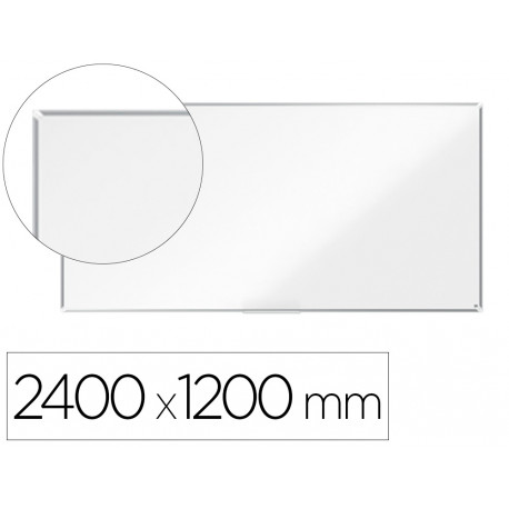 PIZARRA BLANCA NOBO PREMIUM PLUS ACERO VITRIFICADO MAGNETICA 2400X1200 MM PIZARRA BLANCA NOBO PREMIUM PLUS ACERO VITRIFICADO MAGNETICA 2400X1200 MM