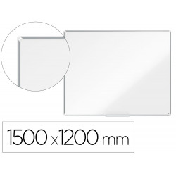 PIZARRA BLANCA NOBO PREMIUM PLUS ACERO LACADO MAGNETICA 1500X1200 MM