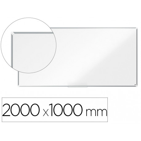 PIZARRA BLANCA NOBO PREMIUM PLUS ACERO LACADO MAGNETICA 2000X1000 MM PIZARRA BLANCA NOBO PREMIUM PLUS ACERO LACADO MAGNETICA 2000X1000 MM