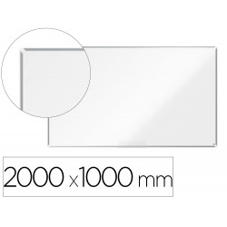 PIZARRA BLANCA NOBO PREMIUM PLUS MELAMINA MAGNETICA 2000X1000 MM