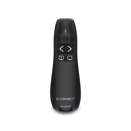 PUNTERO LASER Q-CONNECT PARA PRESENTACIONES 5 BOTONES ALCANCE 20 MT MICRO USB