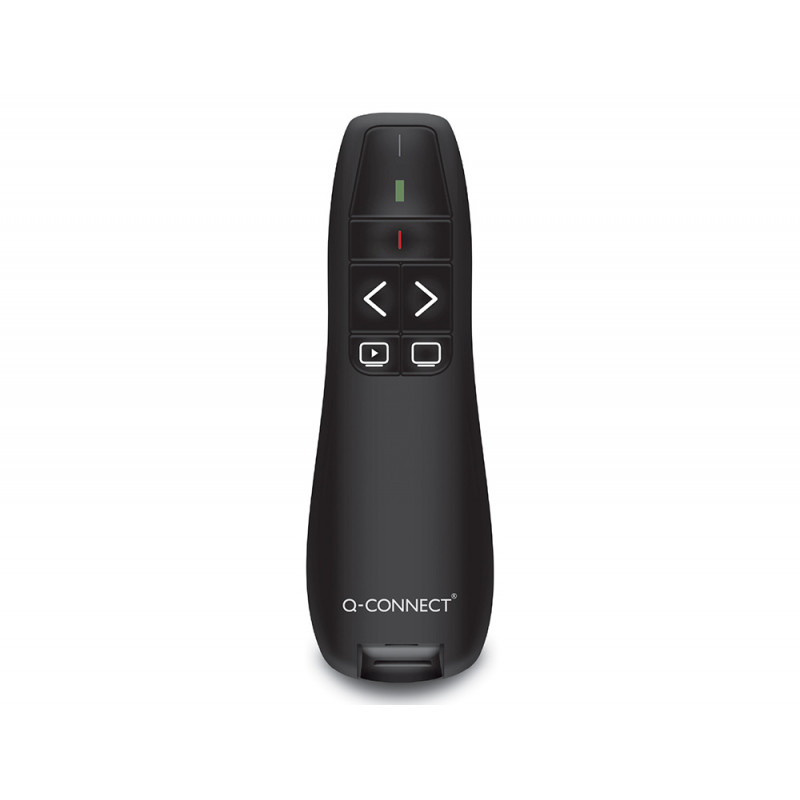 PUNTERO LASER Q-CONNECT PARA PRESENTACIONES 5 BOTONES ALCANCE 20 MT MICRO USB