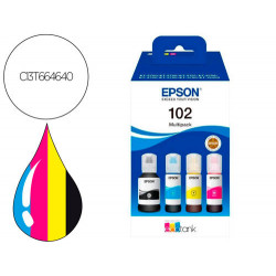 INK-EPSON /664 4 CLR MULTIPACK (BK / C / M / Y) ECOTANK L300 / L355 / L555 / ET-2500 / ET-2550 / ET-