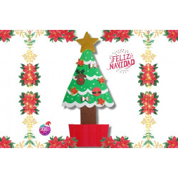 ARBOL NAVIDEÑO DE PARED Crea Con Alfil