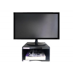 SOPORTE ARCHIVO 2000 PARA MONITOR POLIESTER 100% RECICLADO CON COMPARTIMENTO PARA FORMATOS DIN A4 Y 