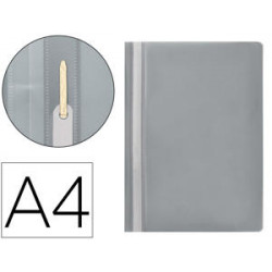 CARPETA DOSSIER FASTENER PLASTICO Q-CONNECT DIN A4 GRIS