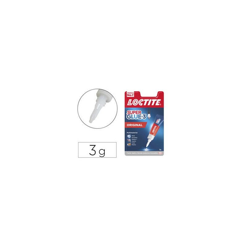 PEGAMENTO LOCTITE 3 GR ADHESIVO INSTANTANEO ORIGINAL UNIDAD