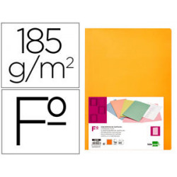 SUBCARPETA LIDERPAPEL FOLIO NARANJA INTENSO 180G/M2