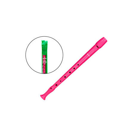 FLAUTA HOHNER 9508 COLOR ROSA FUNDA VERDE Y TRANSPARENTE FLAUTA HOHNER 9508 COLOR ROSA FUNDA VERDE Y TRANSPARENTE