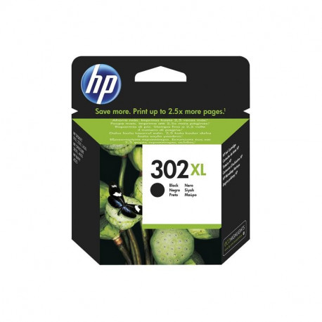 CARTUCHO ORIGINAL (F6U68AE Nº302XL) PARA IMPRESORAS HP - 480pag - Negro