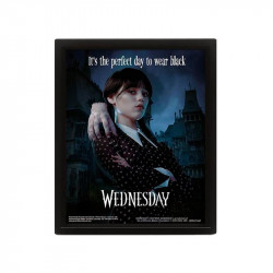 POSTER 3D FAMILIA ADDAMS WEDNESDAY (MIERCOLES) PERFECT DAY