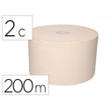 PAPEL HIGIENICO INDUSTRIAL BUNZL GREENSOURCE CELULOSA BLANCA 2 CAPAS SISTEMA EXTRACCION CENTRAL ROLL