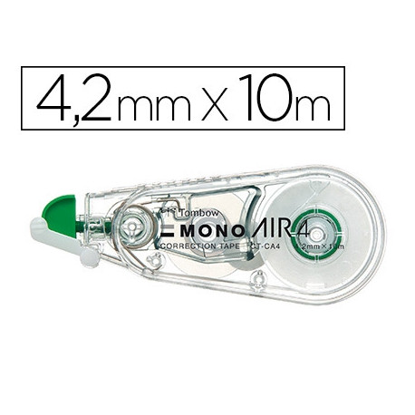 CORRECTOR TOMBOW MONO AIR CINTA 4,2 MM X 10 MT CORRECTOR TOMBOW MONO AIR CINTA 4,2 MM X 10 MT