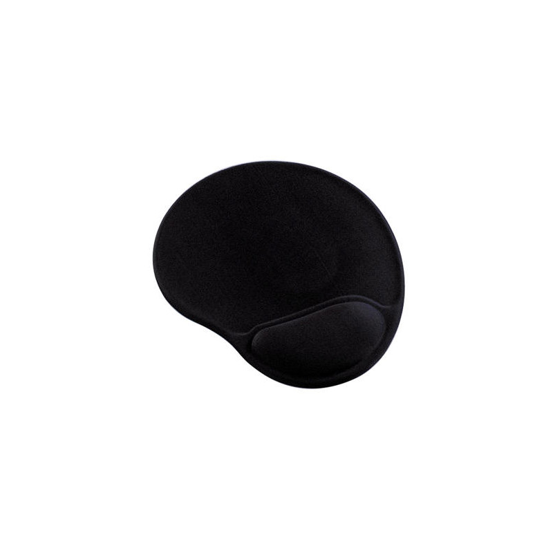ALFOMBRILLA PARA RATON Q-CONNECT CON REPOSAMUÐECAS ERGONOMICA DE GEL GRIS OSCURO 262X225X25 MM