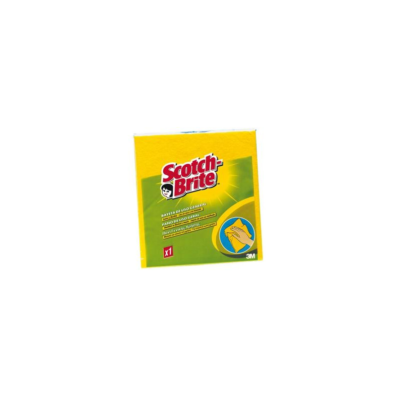 BAYETA MULTIUSO 3M SCOTCH BRITE AMARILLA PACK 2 UNIDADES + 1 GRATIS