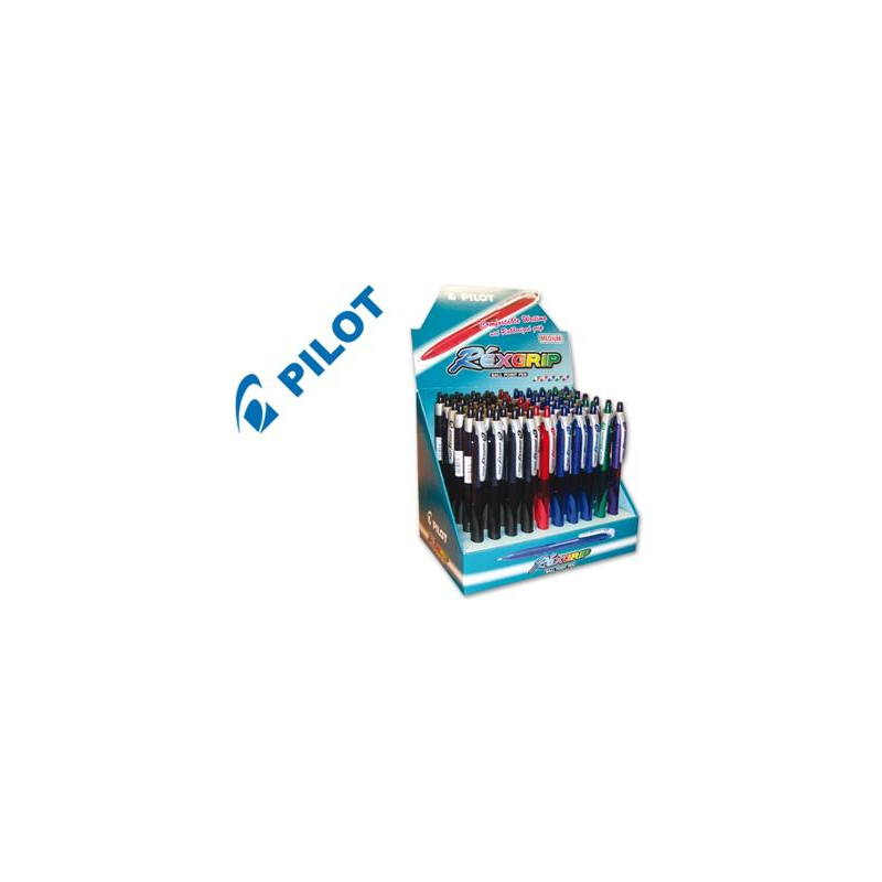 BOLIGRAFO PILOT REX GRIP -EXPOSITOR DE 60 UNIDADES