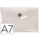 CARPETA LIDERPAPEL DOSSIER BROCHE 44224 POLIPROPILENO DIN A7 COLOR TRANSPARENTE