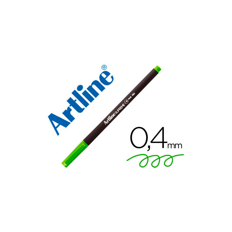 ROTULADOR ARTLINE SUPREME EPFS200 FINE LINER PUNTA DE FIBRA AMARILLO LIMON 0,4 MM