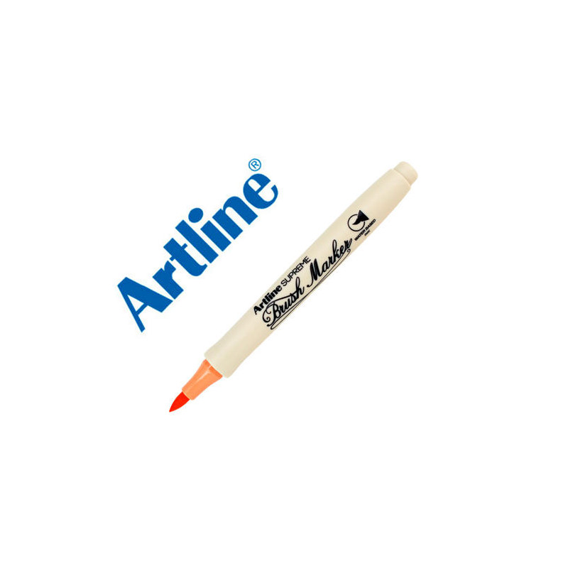 ROTULADOR ARTLINE SUPREME BRUSH EPFS PINTURA BASE DE AGUA PUNTA TIPO PINCEL TRAZO FINO ALBARICOQUE