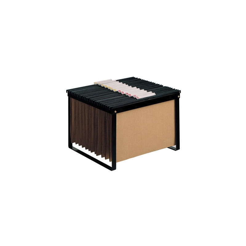 SOPORTE PARA CARPETAS COLGANTE Q-CONNECT NEGRO BASTIDOR DE SOBREMESA PARA CARPETAS TAMAÐO FOLIO Y DI