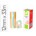 CINTA ADHESIVA Q-CONNECT TRANSPARENTE 33 MT X 12 MM