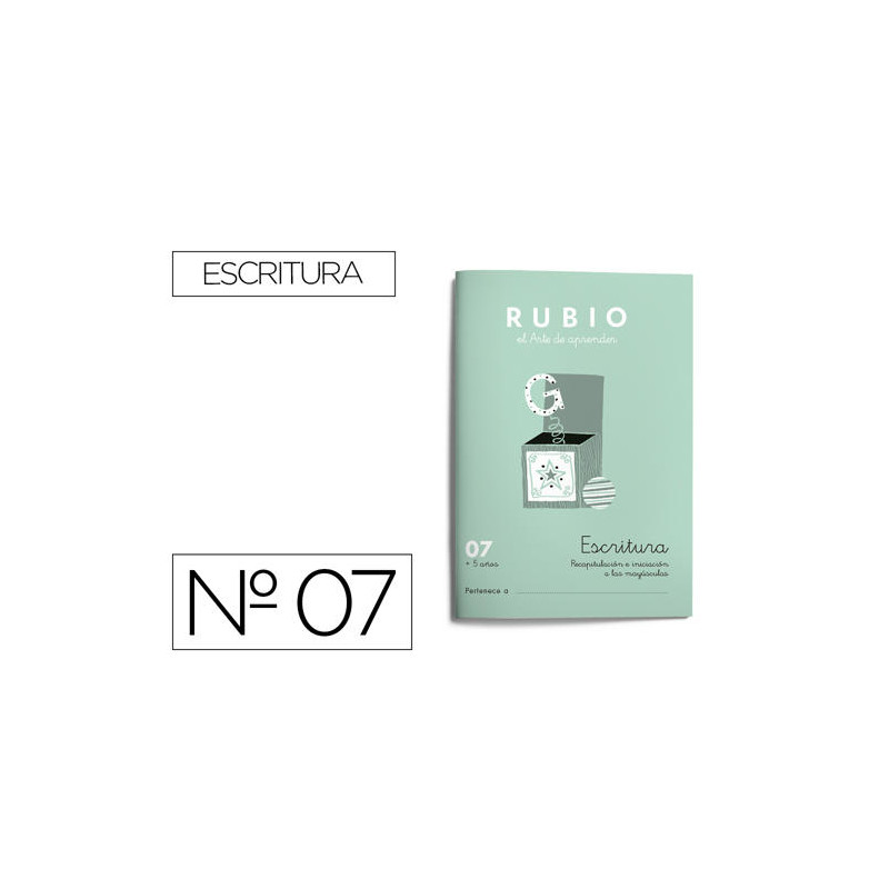 CUADERNO RUBIO CALIGRAFIA N 07