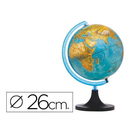 GLOBO TERRAQUEO CON LUZ MODELO ELITE/2 DIAMETRO 26 CM GLOBO TERRAQUEO CON LUZ MODELO ELITE/2 DIAMETRO 26 CM
