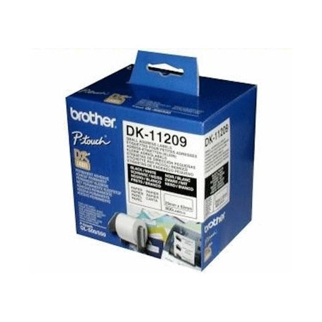 ETIQUETA ADHESIVA BROTHER DK11209 -TAMAÑO 62X29 MM PARA IMPRESORAS DE ETIQUETAS SOLO 1050/N/1060N -8