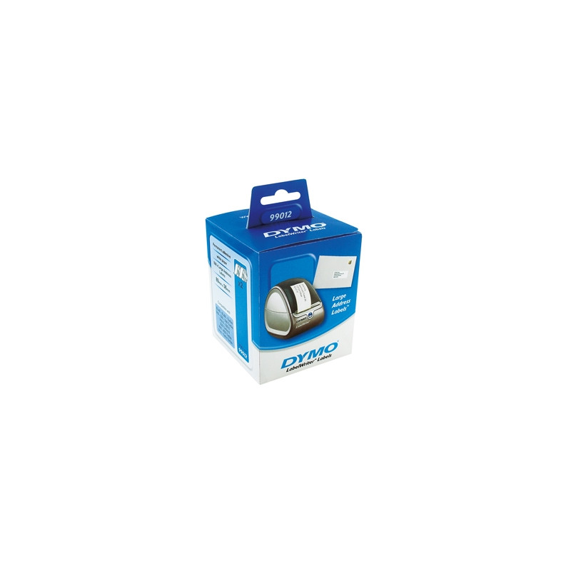 ETIQUETA ADHESIVA DYMO 99012 -TAMAÑO 89X36 MM PARA IMPRESORA 400 260 ETIQUETAS USO DIRECCIONES PAPEL