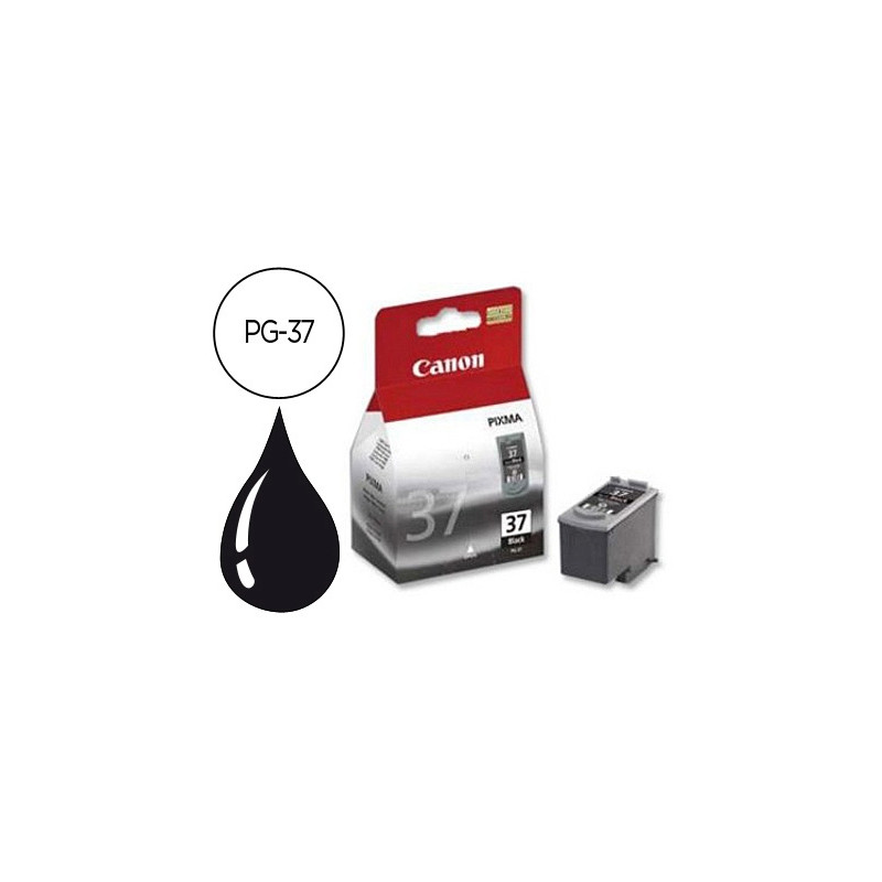 INK-JET CANON IP1800/2500 NEGRO PG-37