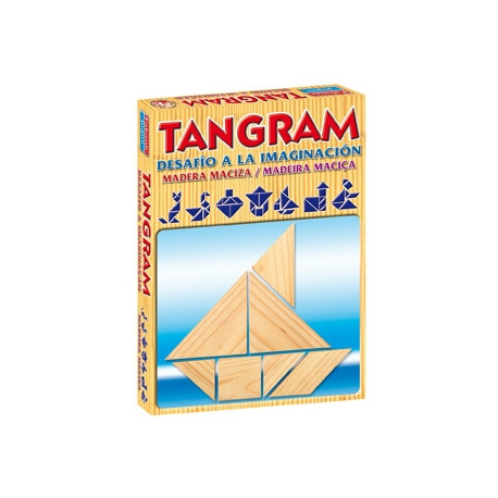 JUEGOS DE MESA FALOMIR TANGRAM DE MADERA JUEGOS DE MESA FALOMIR TANGRAM DE MADERA