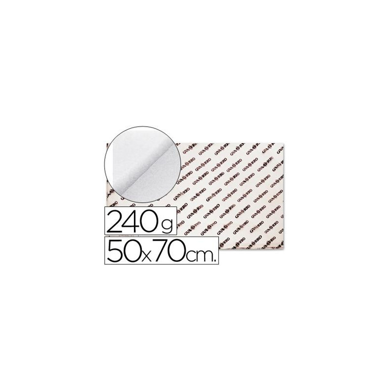 PAPEL ACUARELA 50X70 CM 240 GR GRANO GRUESO