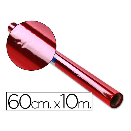 PAPEL CELOFAN LIDERPAPEL ROLLO ROJO 0,60 X 10 MT PAPEL CELOFAN LIDERPAPEL ROLLO ROJO 0,60 X 10 MT