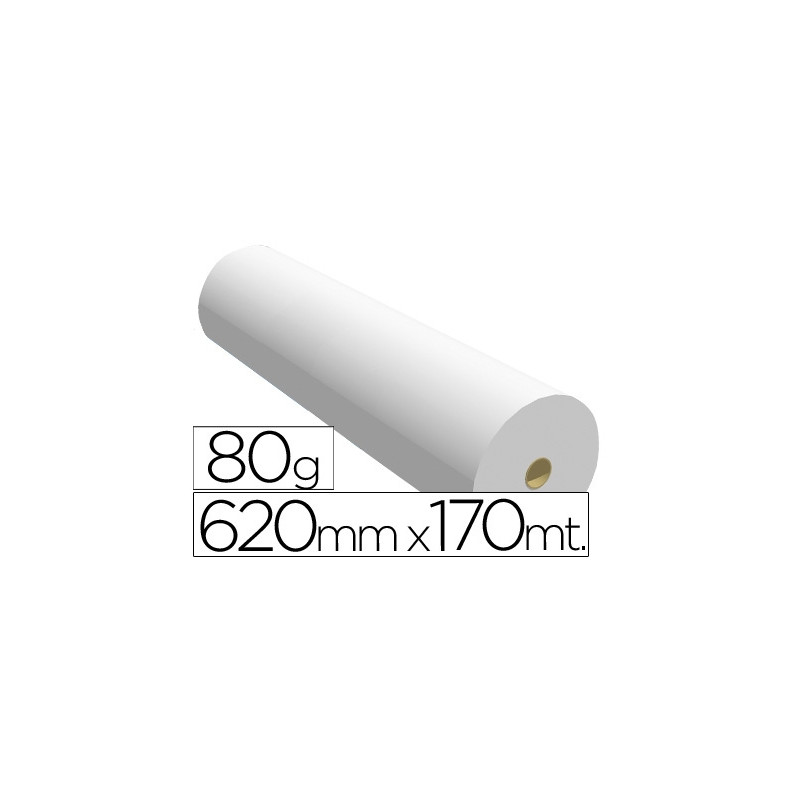 PAPEL REPROGRAFIA PPC PARA PLOTTER 620X170MT 80GR