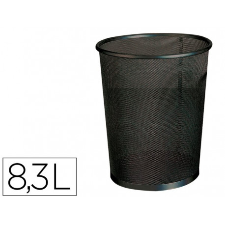 PAPELERA METALICA Q-CONNECT REJILLA NEGRA 190X260X235 MM PAPELERA METALICA Q-CONNECT REJILLA NEGRA 190X260X235 MM