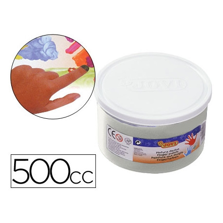 PINTURA A DEDOS JOVI 500 CC BLANCO