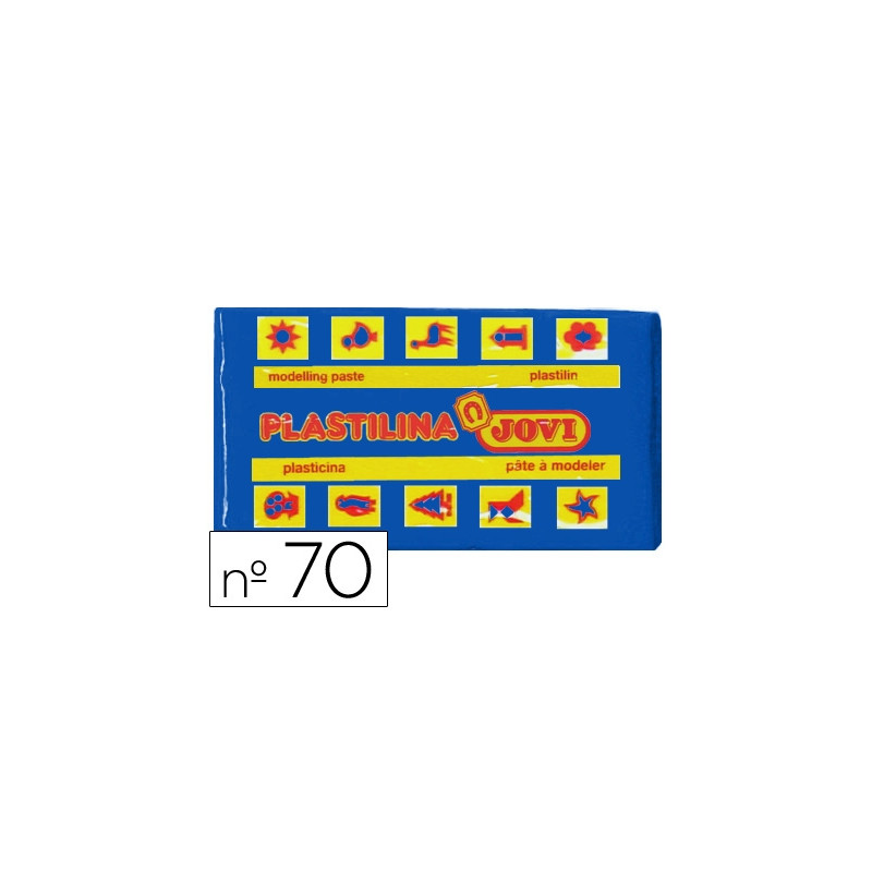 PLASTILINA JOVI 70 AZUL OSCURO UNIDAD TAMAÑO PEQUEÑO