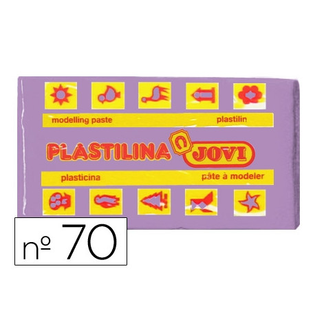 PLASTILINA JOVI 70 LILA UNIDAD TAMAÑO PEQUEÑO