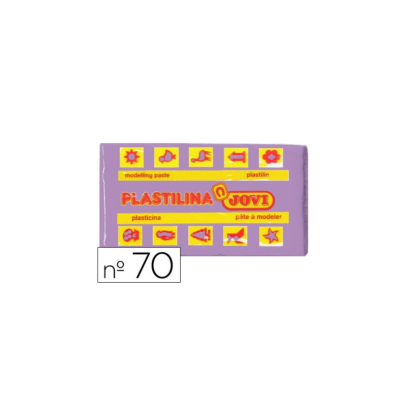 PLASTILINA JOVI 70 LILA UNIDAD TAMAÑO PEQUEÑO