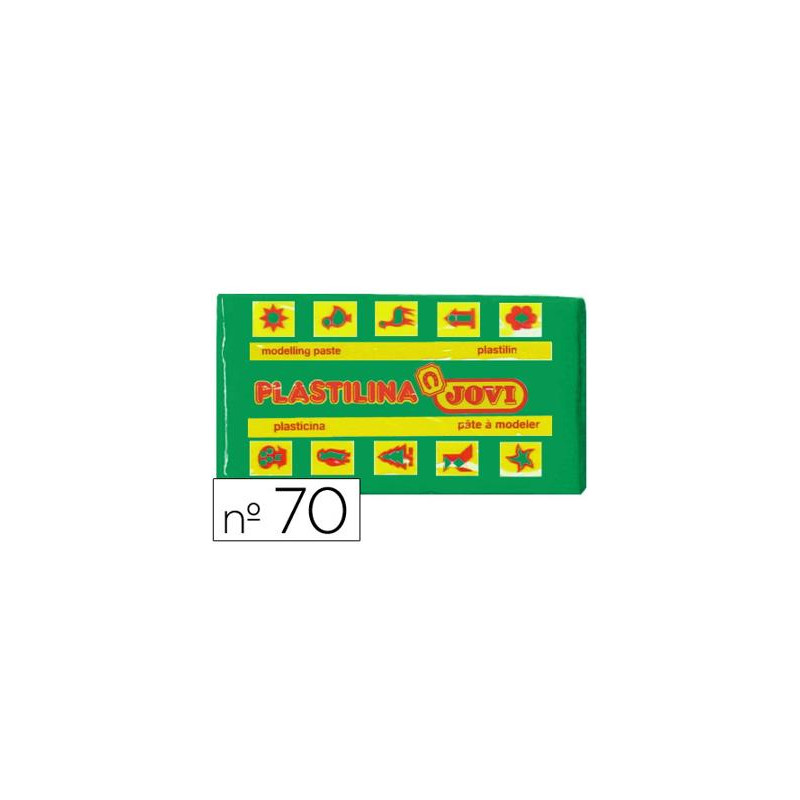 PLASTILINA JOVI 70 VERDE CLARO UNIDAD TAMAÑO PEQUEÑO